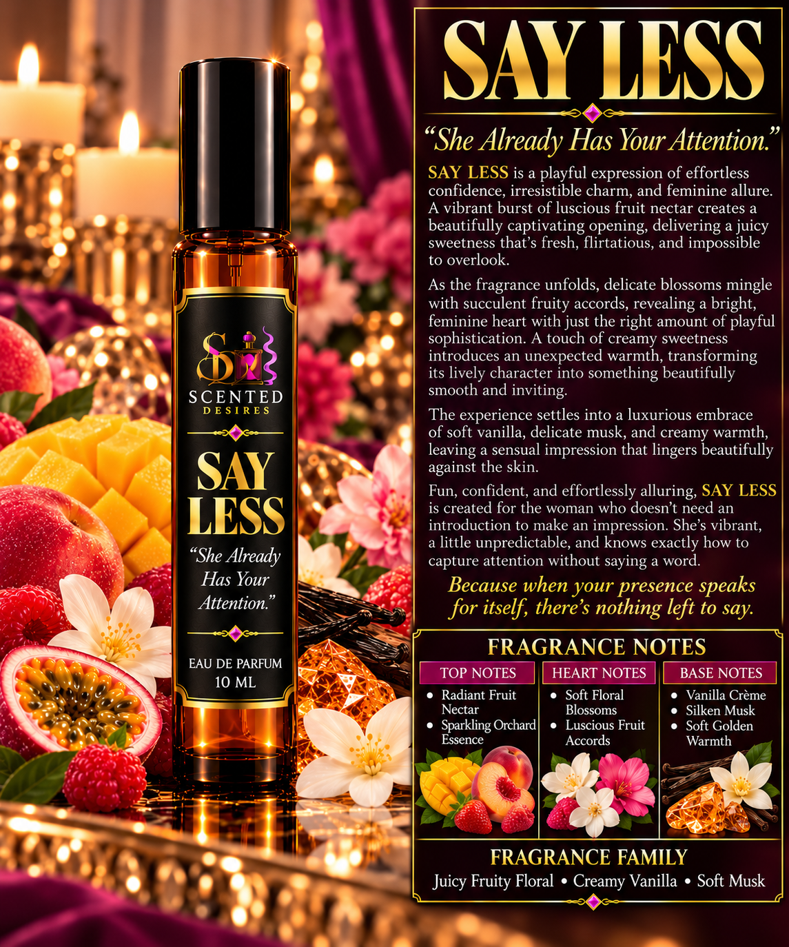 Say Less — Women's 10 mL Eau de Parfum