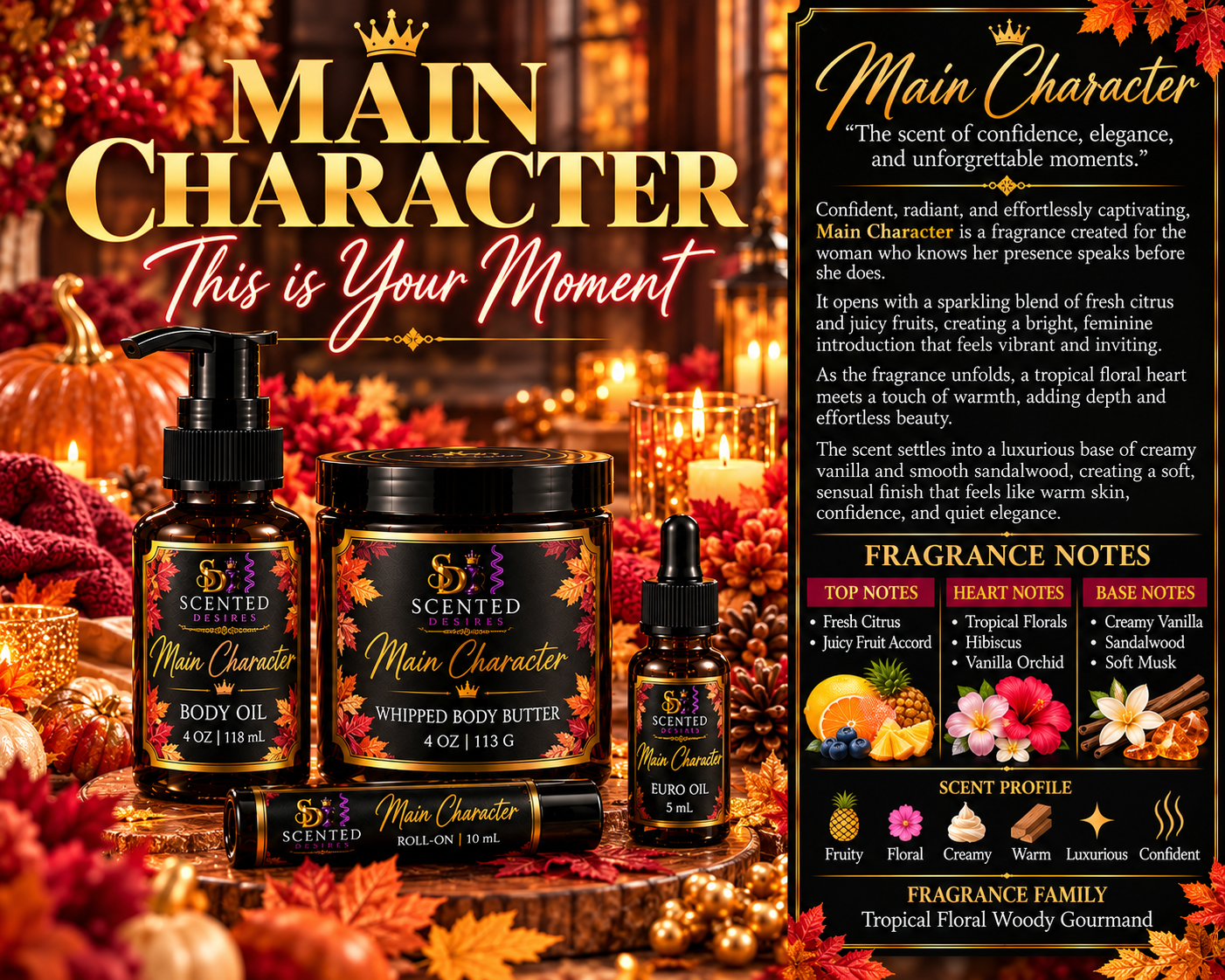 Main Character— Women's 2-Piece Fragrance Set