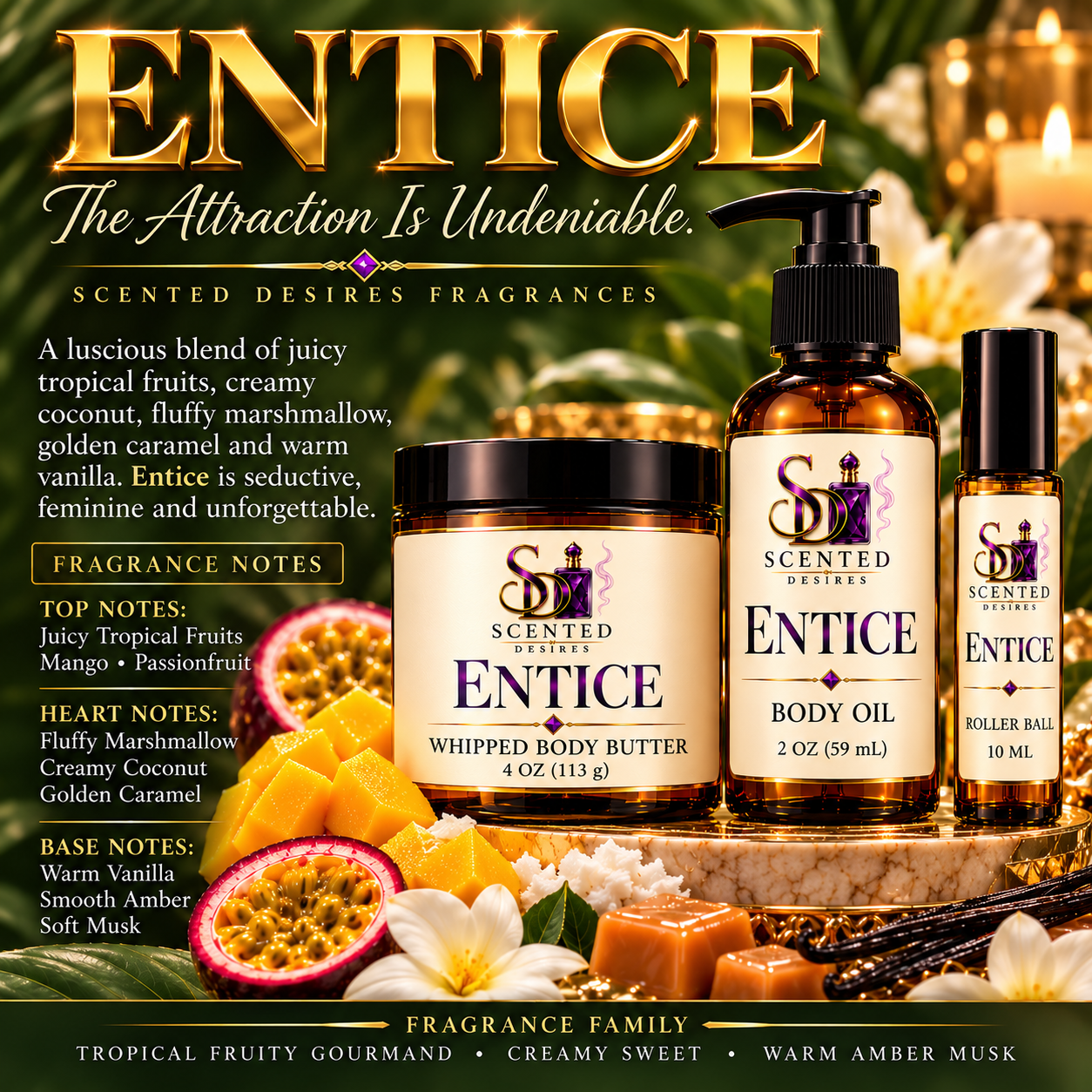Entice— Women's 2-Piece Fragrance Set
