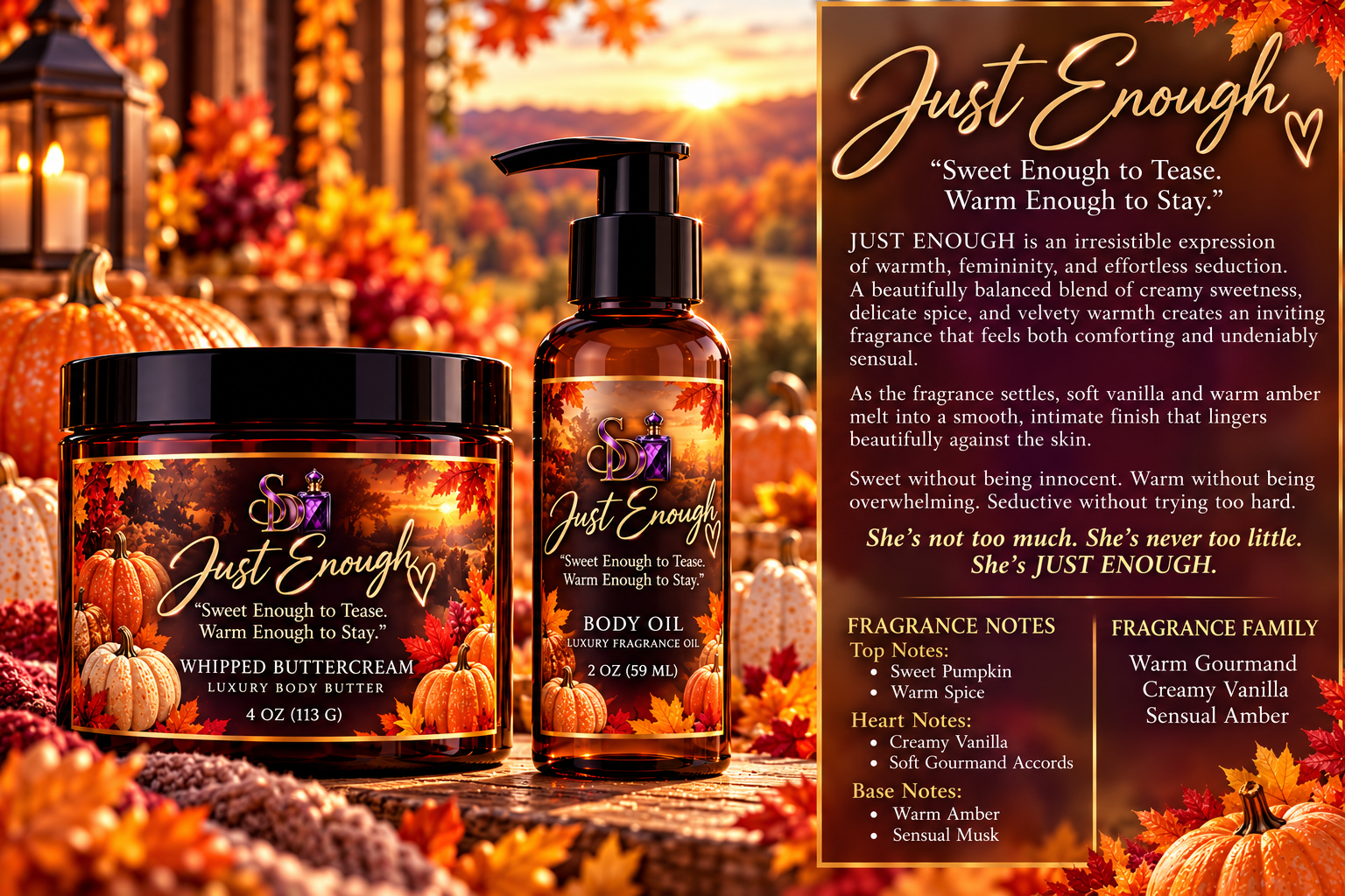 Just Enough — Women's 2-Piece Fragrance Set