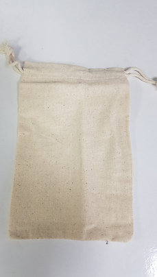 Saco/Bolsa tela algodón con cordel