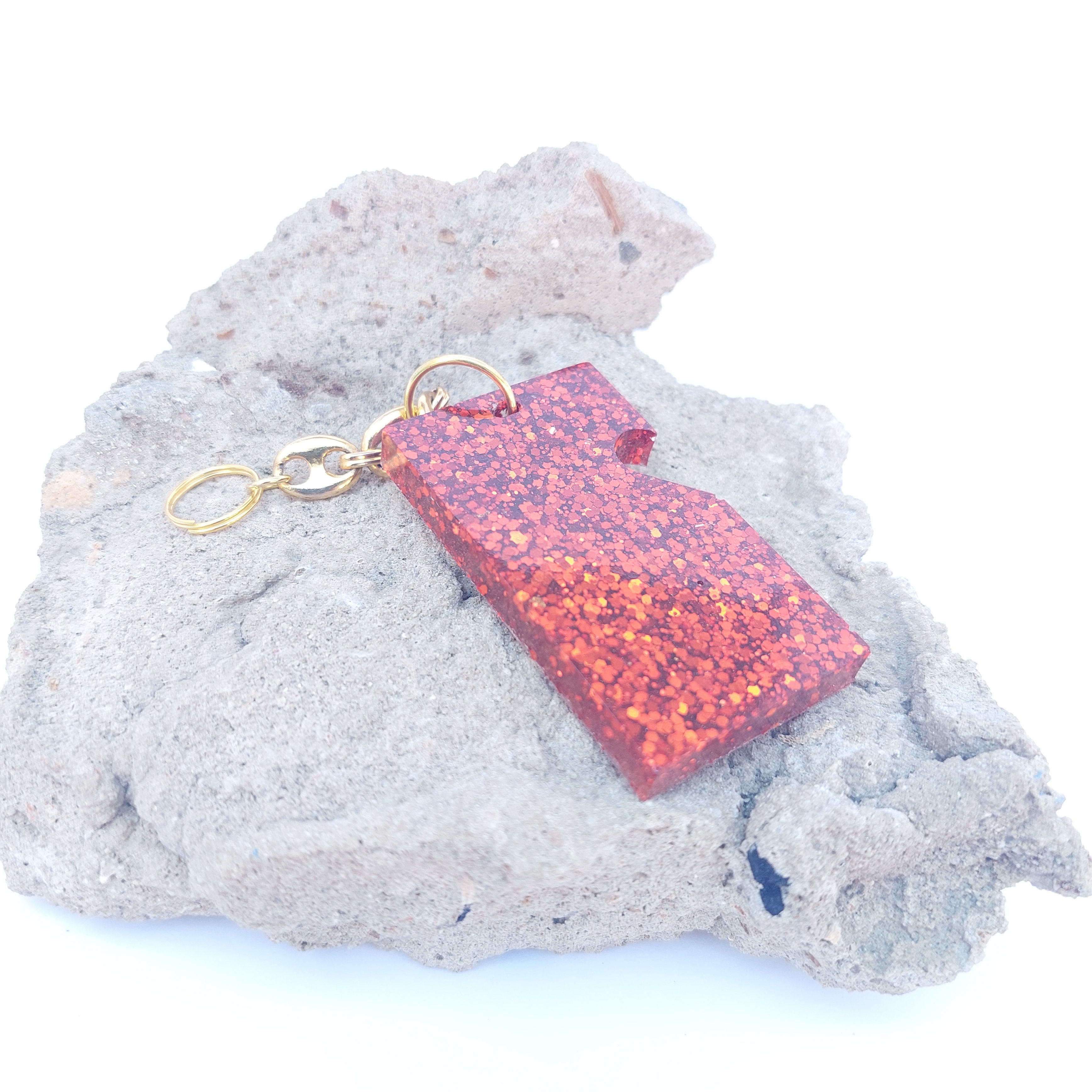 Resin Keychain (red)
