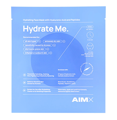 Зволожуюча маска Hydrate Me, 1 шт*25 мл | AIMX