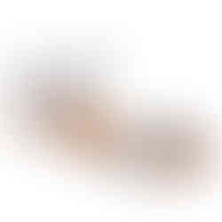 sandalia con velcros estampado de flores y suela de cuña