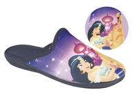 pantufla destalonada de casa para mujer, Jazmín y Aladdín