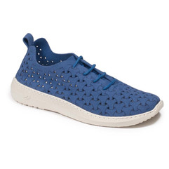 zapatilla deportiva para mujer estilo casual calada con cordones