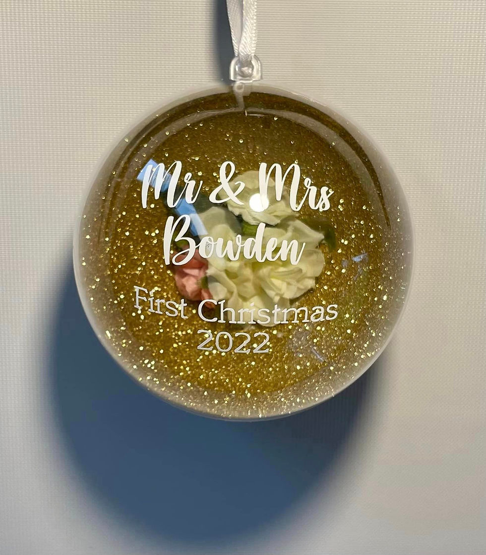 First Christmas Bauble