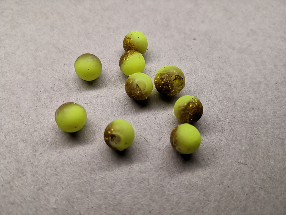 Miniature : Perles rondes bicolore réutilisables (Réf43)