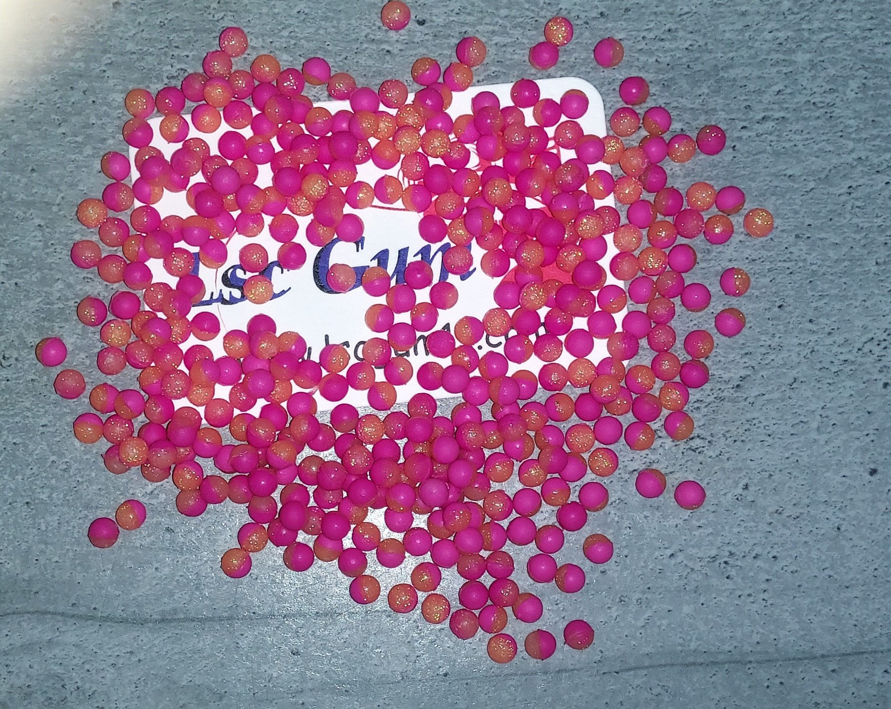 Perles rondes  bicolores(Réf07)