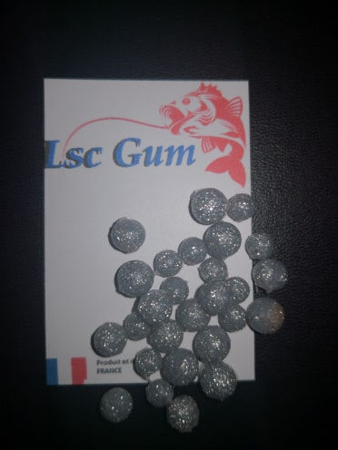 Perles rondes argent brillant réutilisables