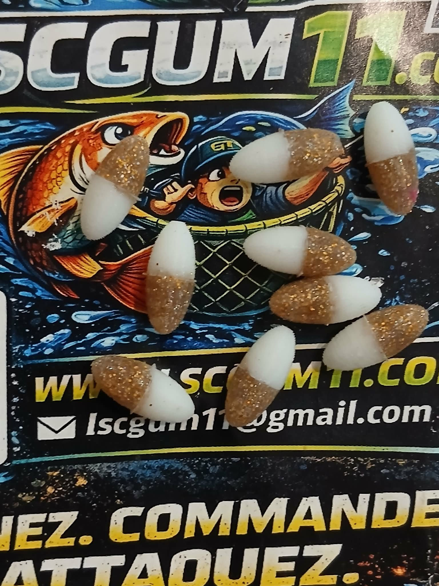 Perles ovales non flottantes (OD50)