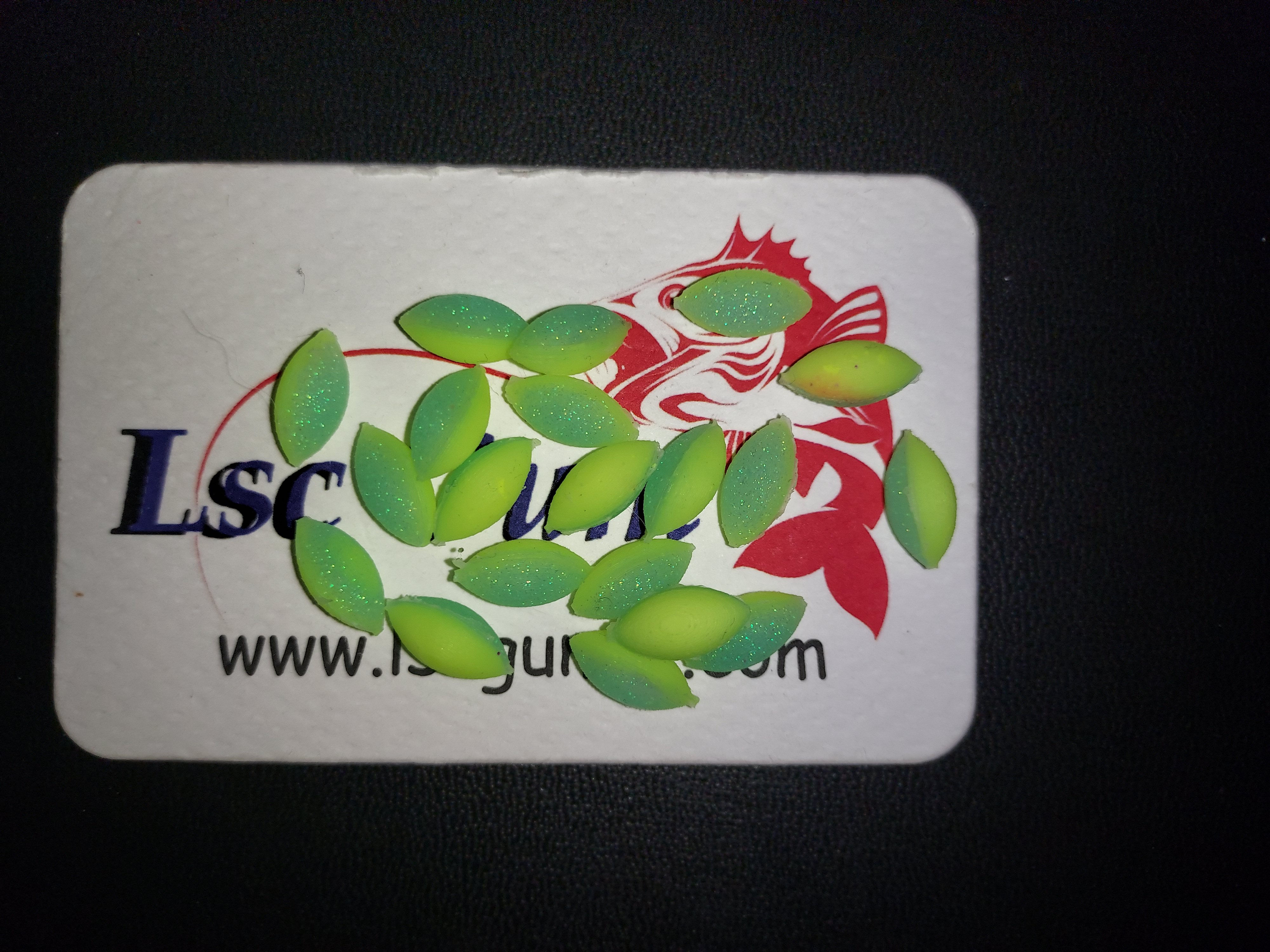 Perles ovales non flottantes bicolore (OD28)