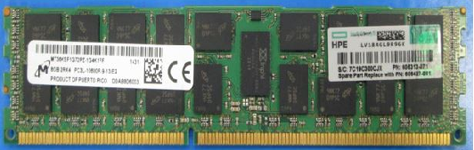 8GB, 1333MHz, PC3L-10600R-9, DDR3, dual-rank x4, 1.35V