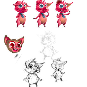 monkey business- main character  concept