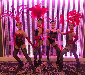 Burlesque dancers, lady marmalade, Moulin Rouge, Can Can dancers for events in Manchester and Liverpool .jpg