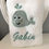 Miniature : COUVERTURE POLAIRE BEBE PERSONNALISEE BALEINE