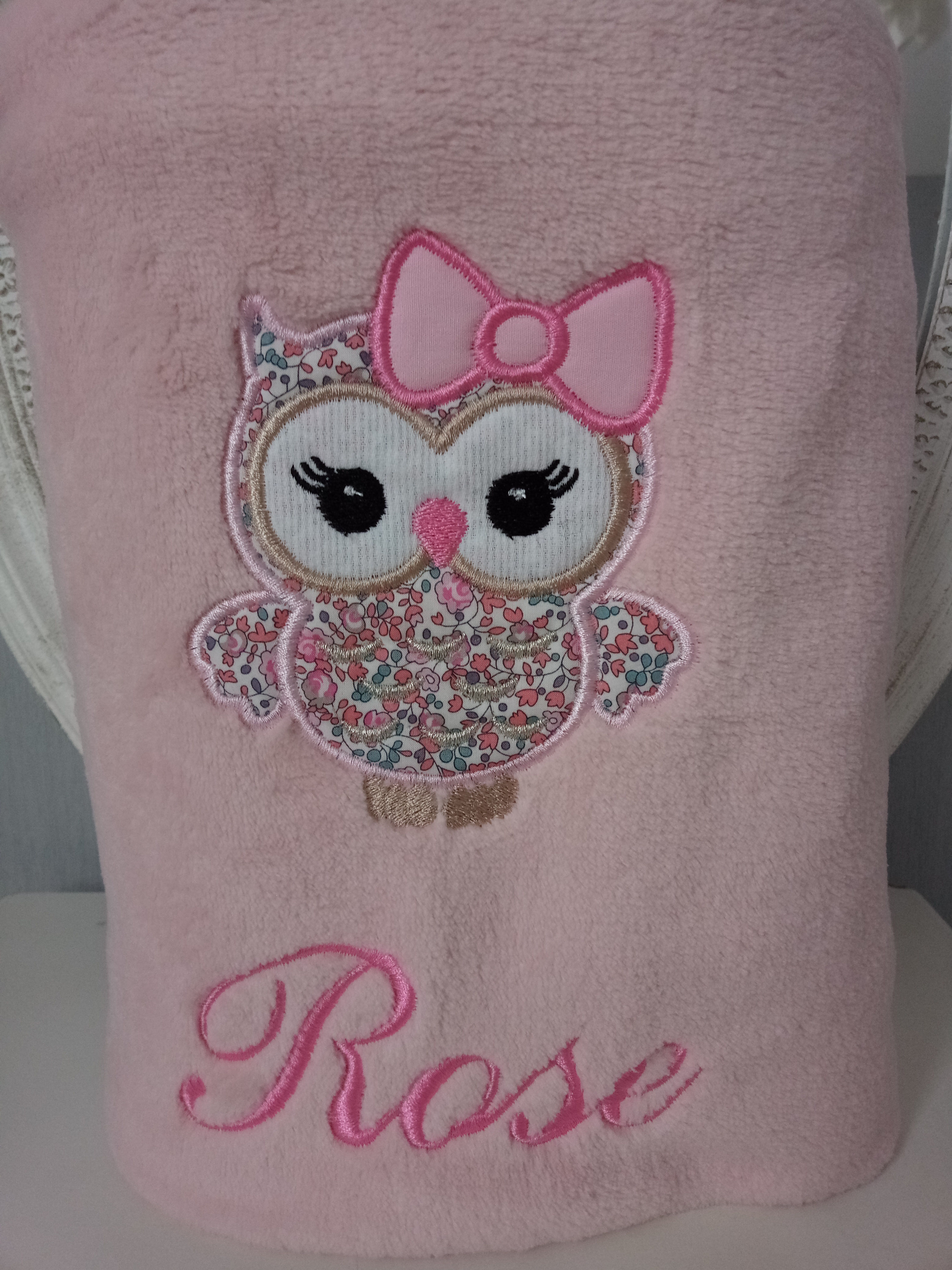 COUVERTURE POLAIRE CHOUETTE