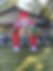 11ft LED Santa Archway