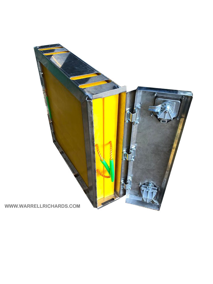 Thumbnail: Stainless Crane Pad Holder, Crane Outrigger Pad Stowage Holster