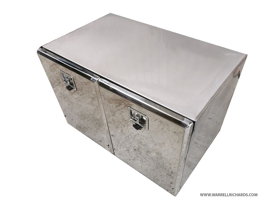 Miniatura: L1000 X H600 X D500 Mirrored Stainless Steel Toolbox - 100% extension Shelf