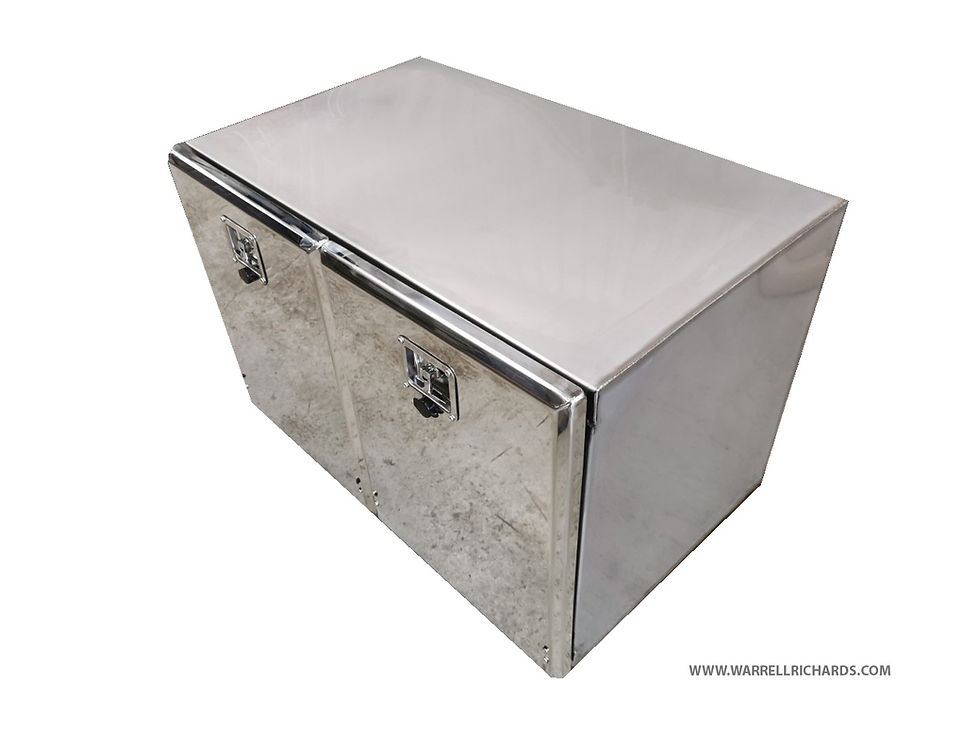 Miniatura: L1000 X H600 X D500 Mirrored Stainless Steel Toolbox - 100% extension Shelf