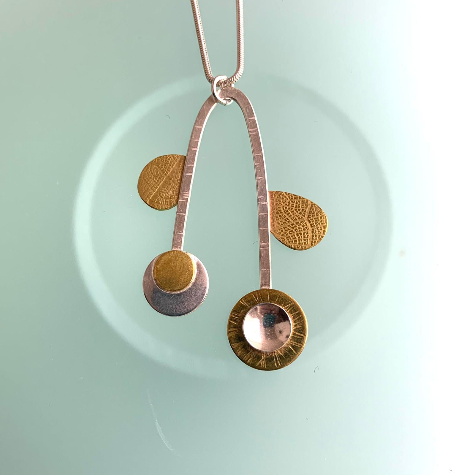 Wild Meadow Contemporary Pendant Necklace