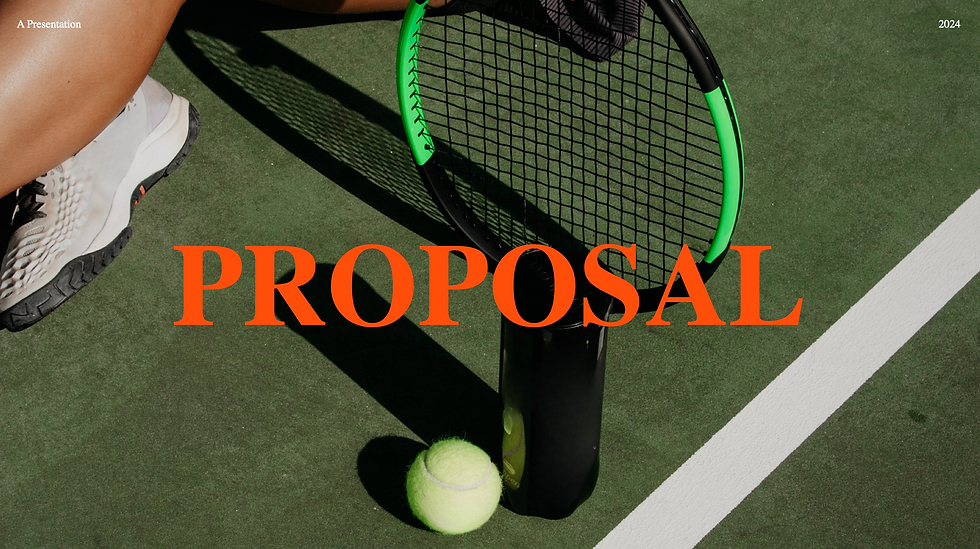 Sports style proposal