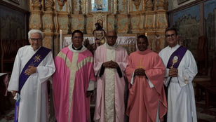 Padre Ricardo de Jesús Serra toma posse como pároco da Paróquia Nossa Senhora da Oliveira, em Oliveira dos Campinhos