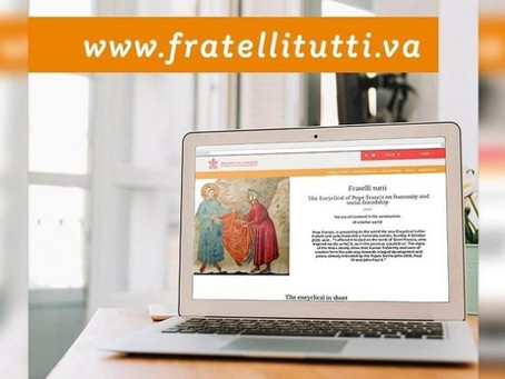 VATICANO LANÇA SITE DEDICADO À ENCÍCLICA “FRATELLI TUTTI” SOBRE A FRATERNIDADE E A AMIZADE SOCIAL