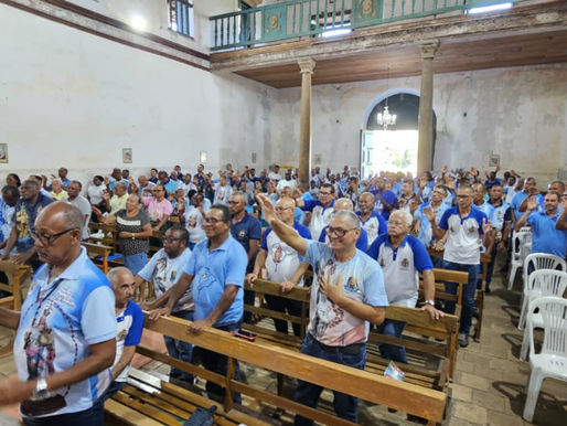 Movimento Terço dos Homens celebra jubileu no Santuário Frei Galvão em Belém de Cachoeira