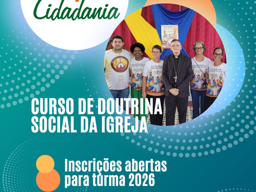 Escola de Fé e Cidadania abre inscrições para Turma 2026