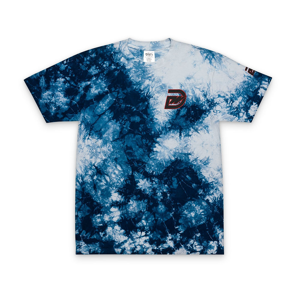 Thumbnail: Dominic West Brand Embroidered Oversized Tie-Dye T-Shirt