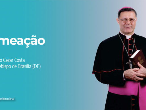 DOM PAULO CEZAR COSTA É NOMEADO O NOVO ARCEBISPO DE BRASÍLIA