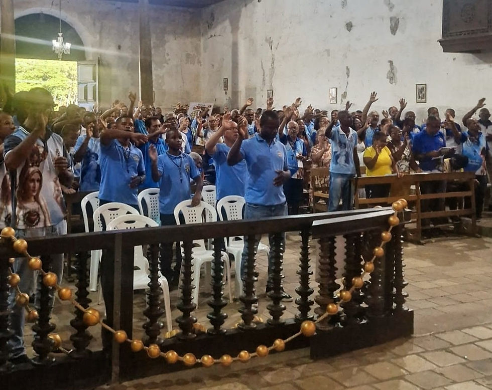 Romaria Diocesana do Terço dos Homens reúne fiéis no Santuário Frei Galvão, em Belém de Cachoeira