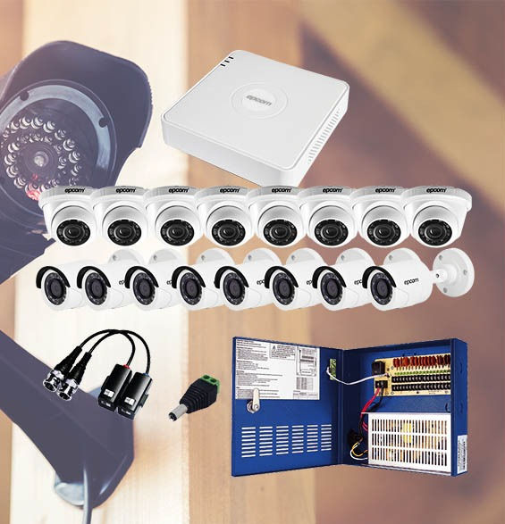 KIT 16 CAMARAS HD / 720p / 1 megapixel