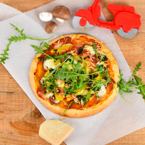 Snelle pizza Rosa’s favoriet 