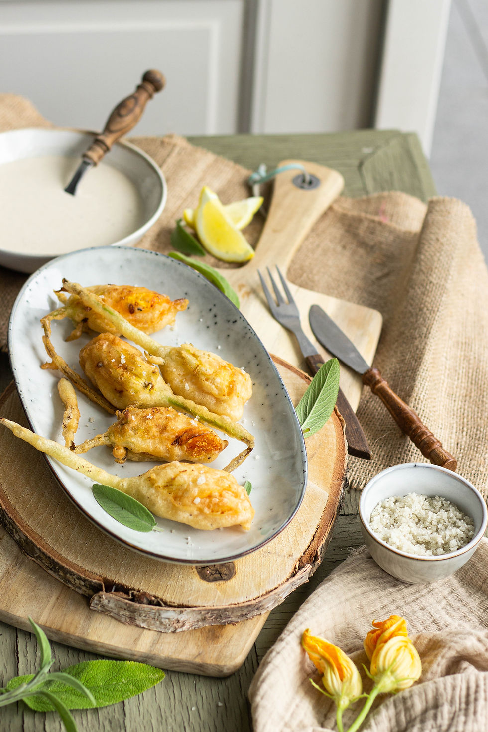 Recept voor courgettebloemen