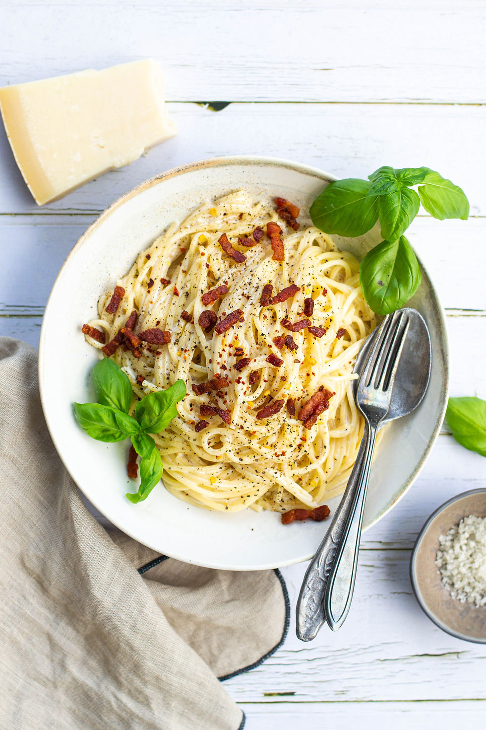 Romige pasta Alfredo recept