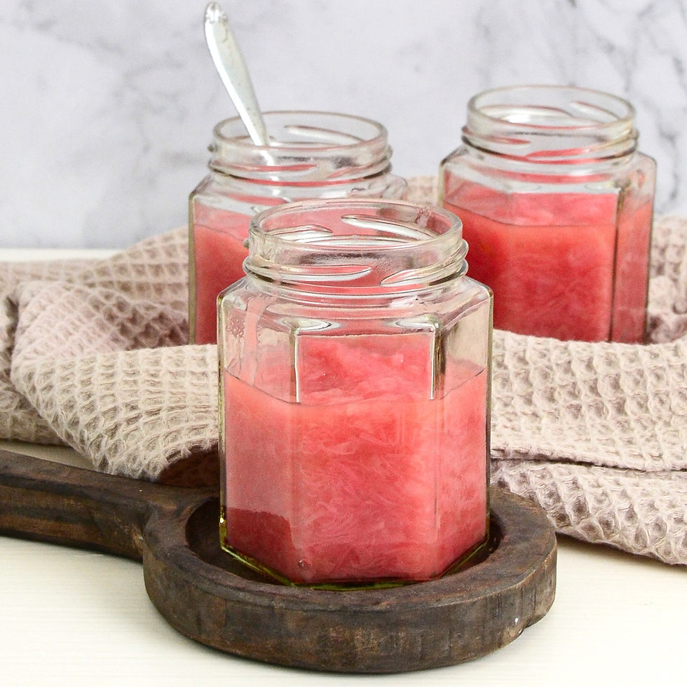 Rabarbercompote