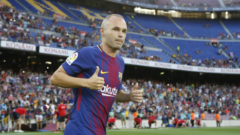 Andrés Iniesta renueva contrato de por vida con el F.C.Barcelona