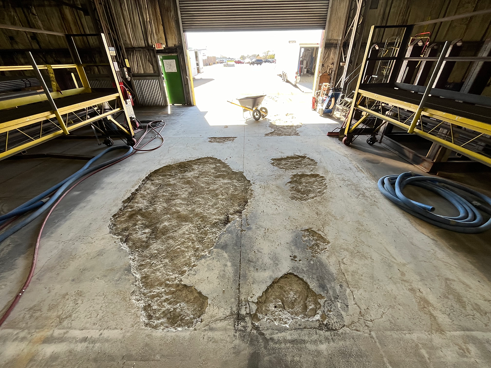 floor repair, industrial floor repair, concrete repair, spall repair, Eastern Nebraska