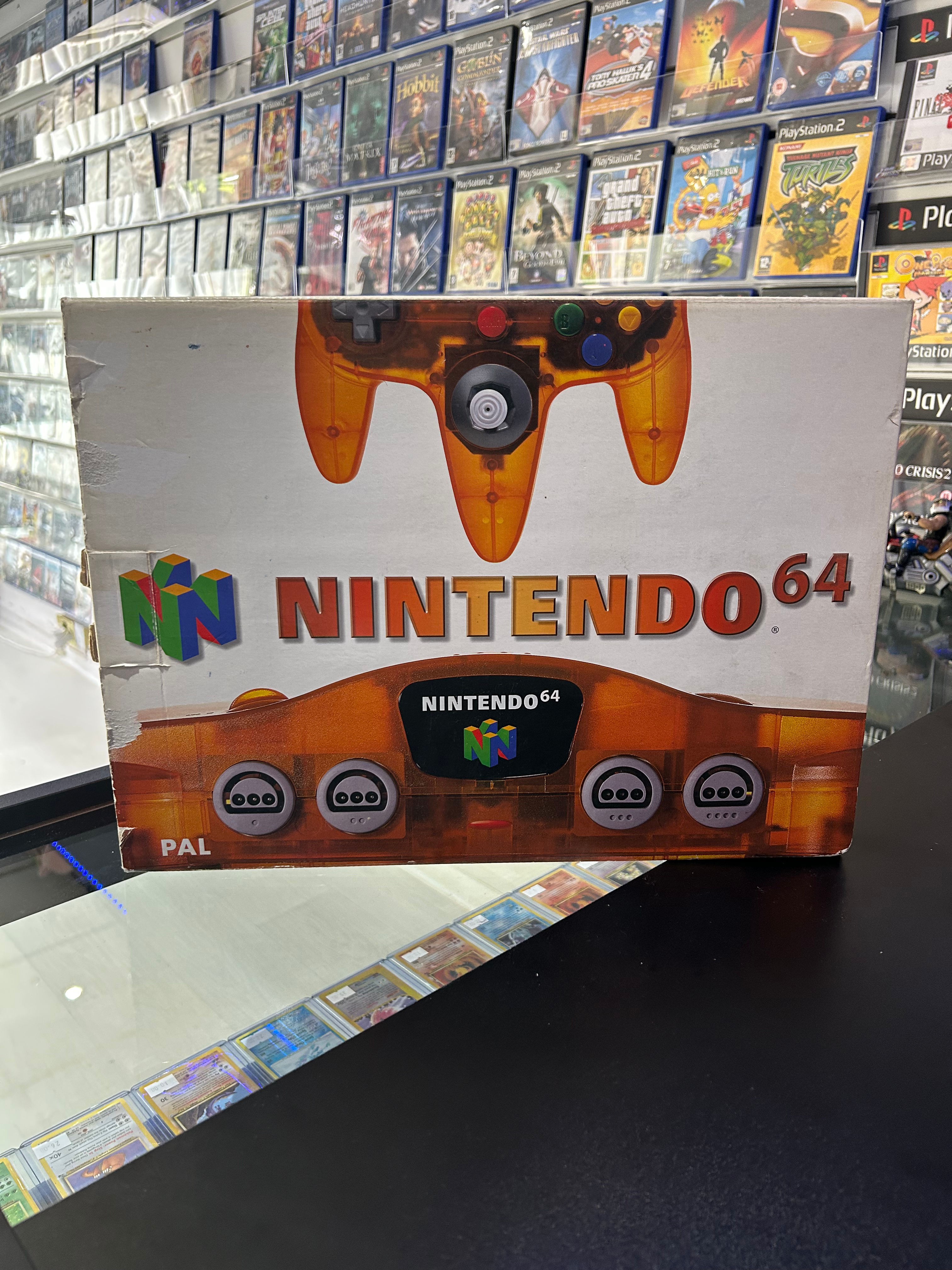 Fire Orange Funtastic N64 Console | Nintendo 64