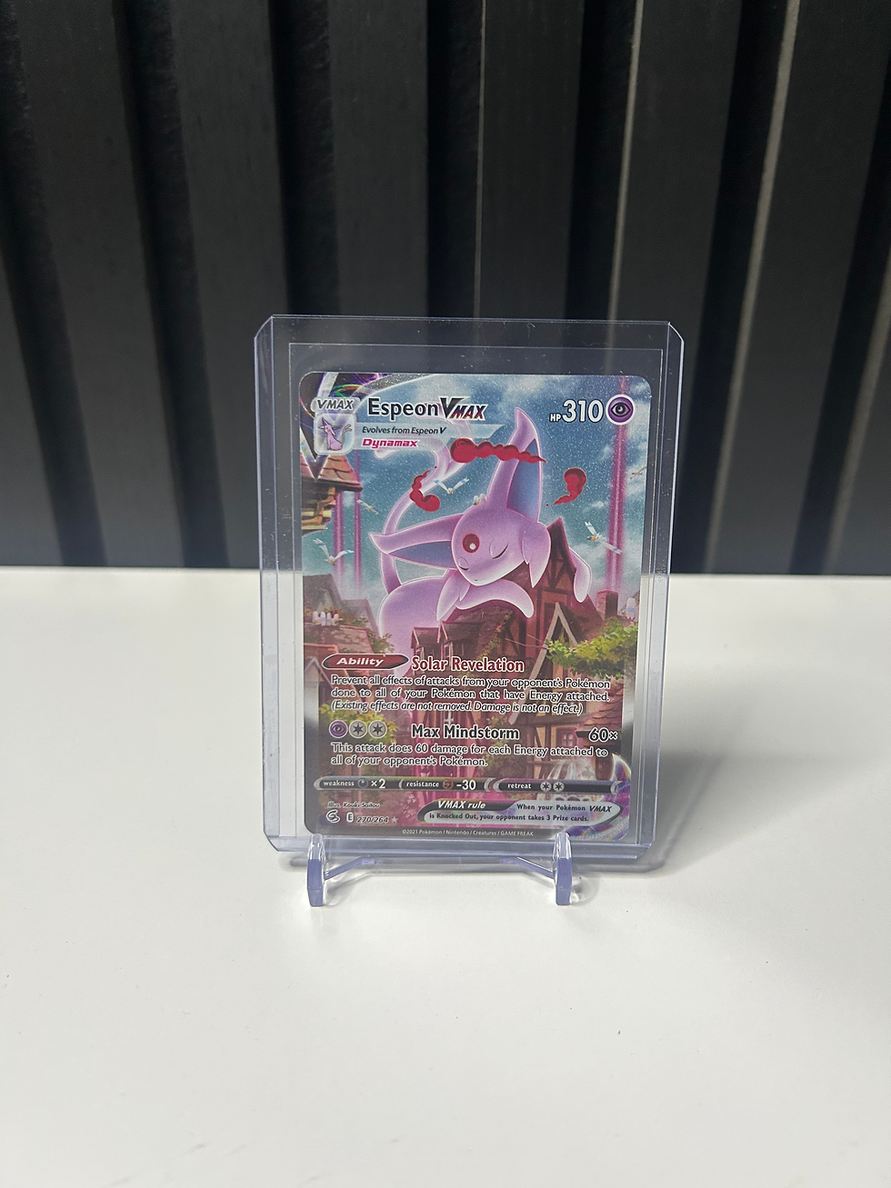 Espeon Vmax 270/264 | Fusion Strike | Pokemon Cards