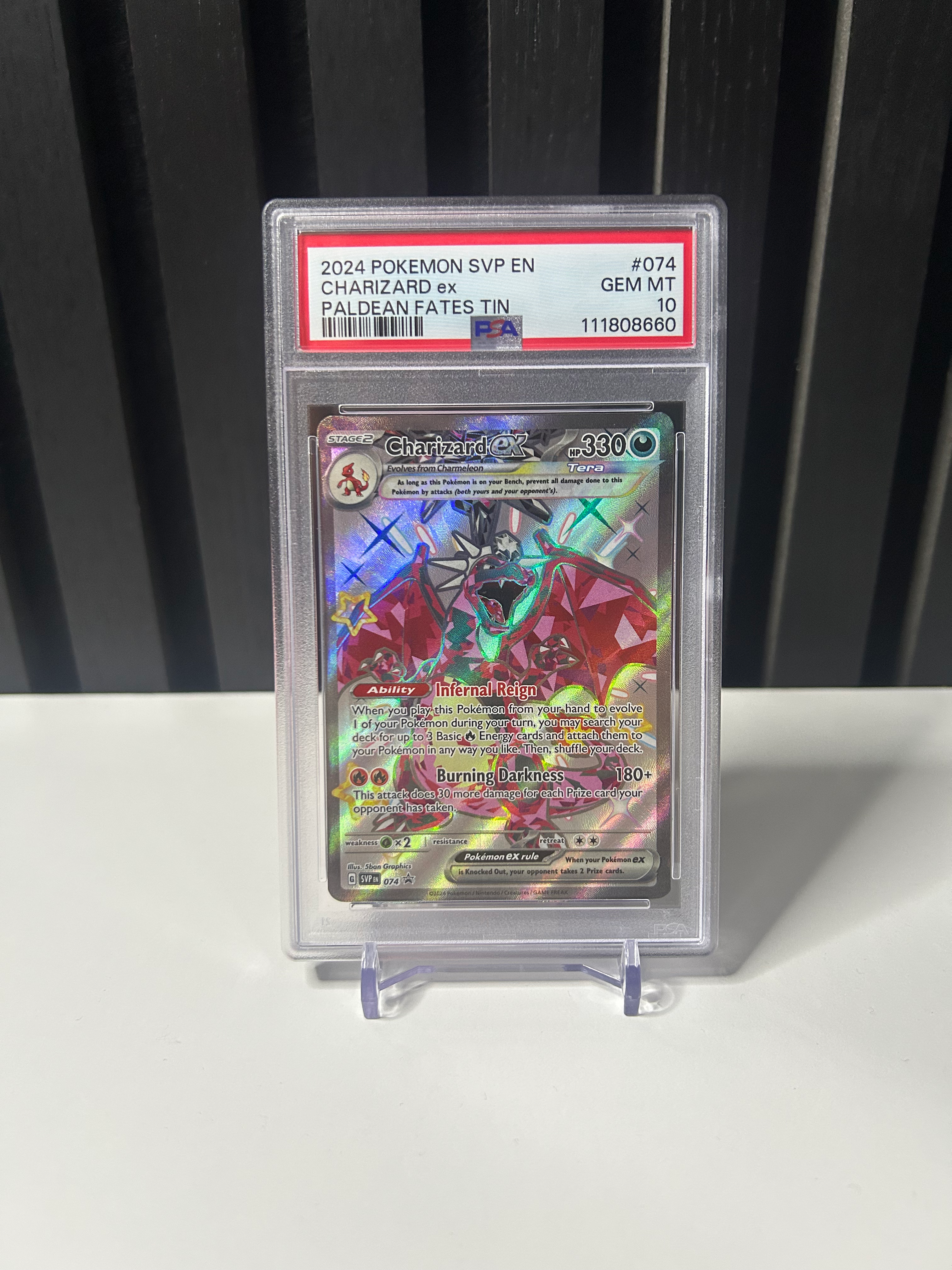 Charizard Ex 074 Promo | PSA 10 Paldean Fates | Pokemon Cards