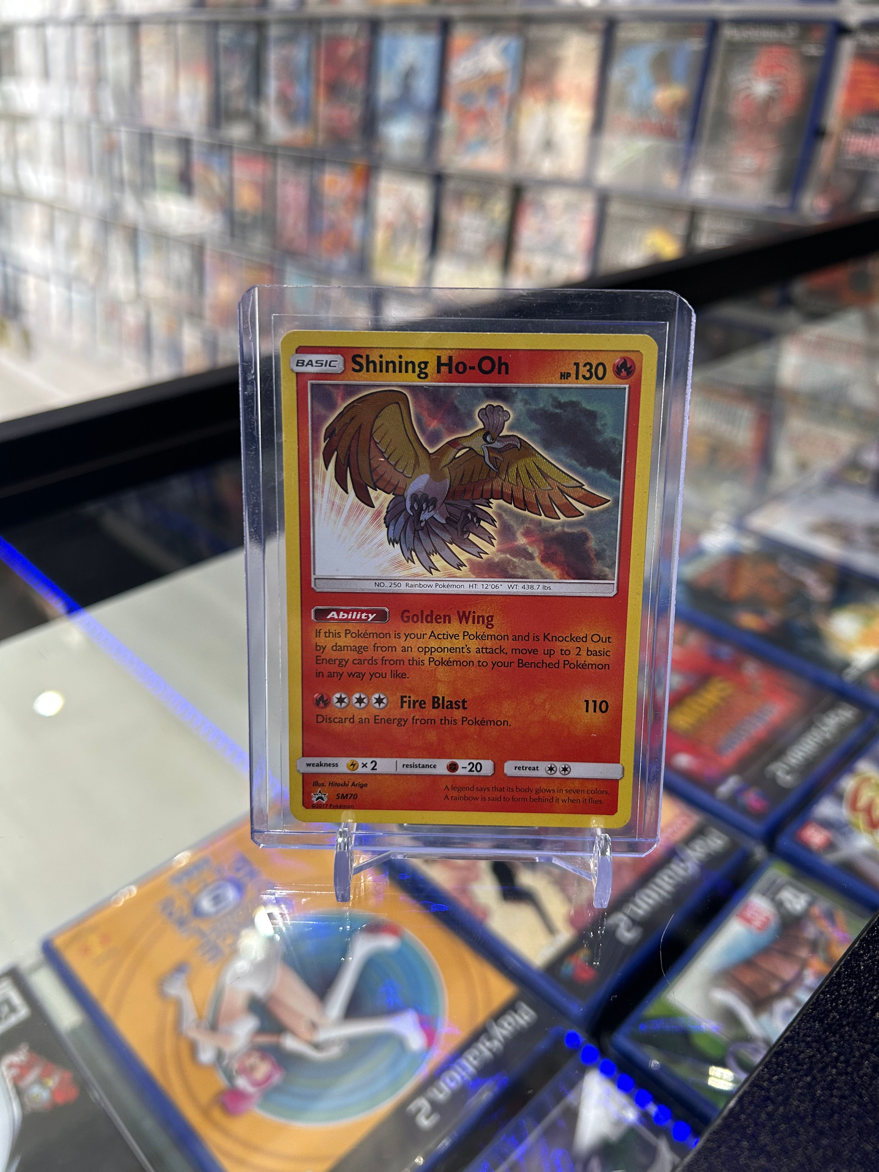 Shining Ho Oh SM70 | Black Star Promo | Pokemon Cards