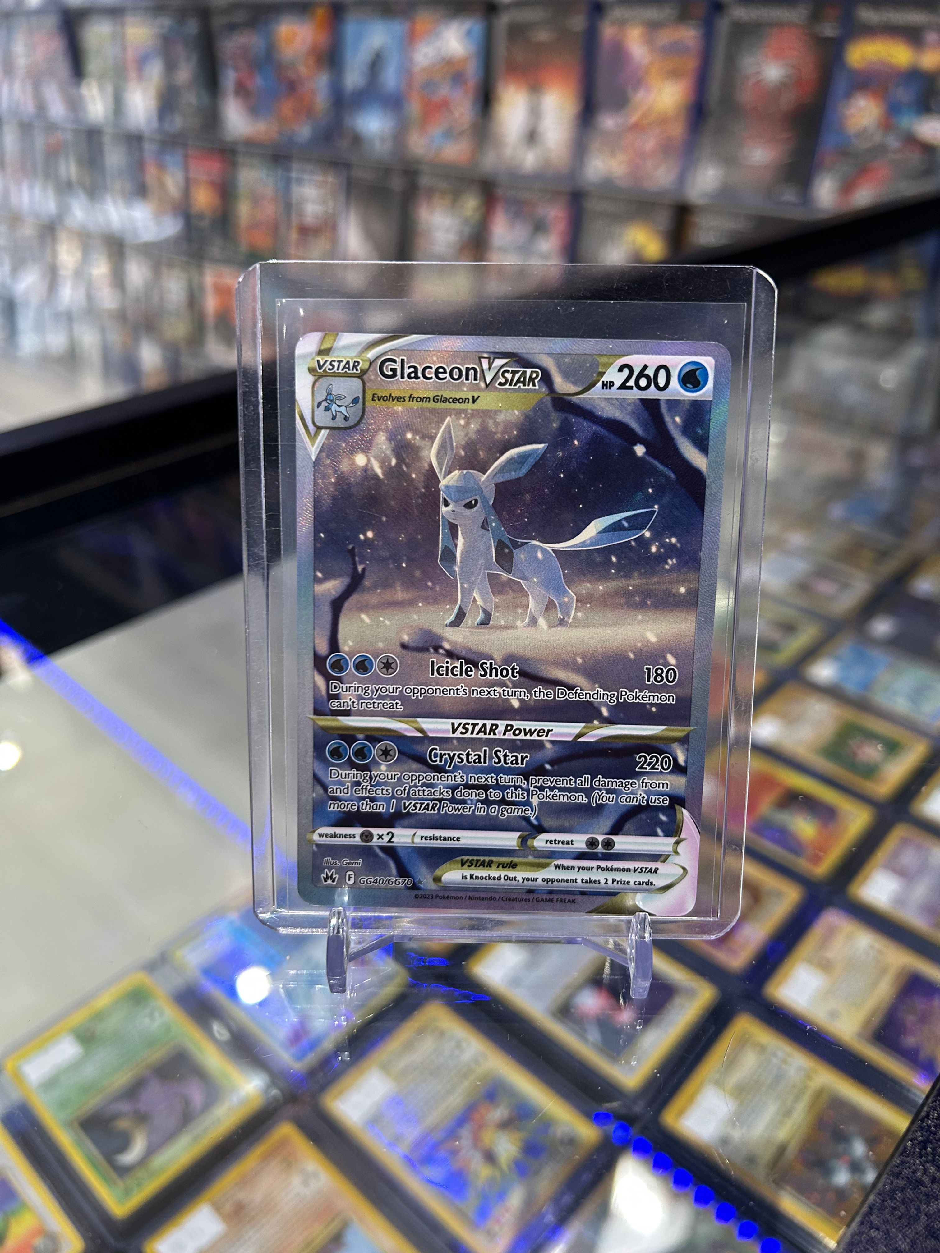 Glaceon Vstar GG40/GG70 | Crown Zenith | Pokemon Cards