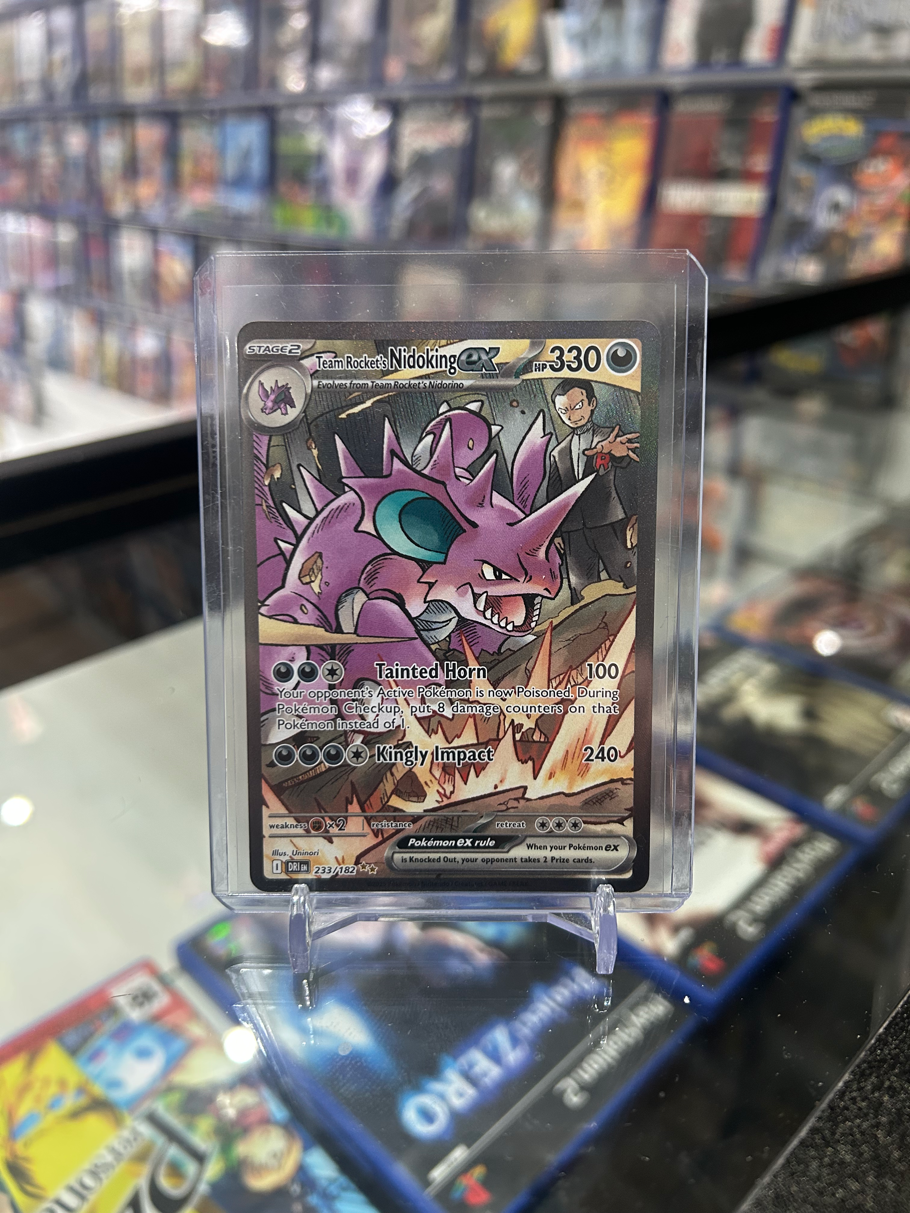 Team Rockets Nidoking Ex 233/182 | Destined Rivals | Pokemon Cards