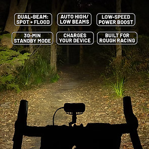 kLite kit w  NEW QUBE AC rear light and NEW USB Micro charger