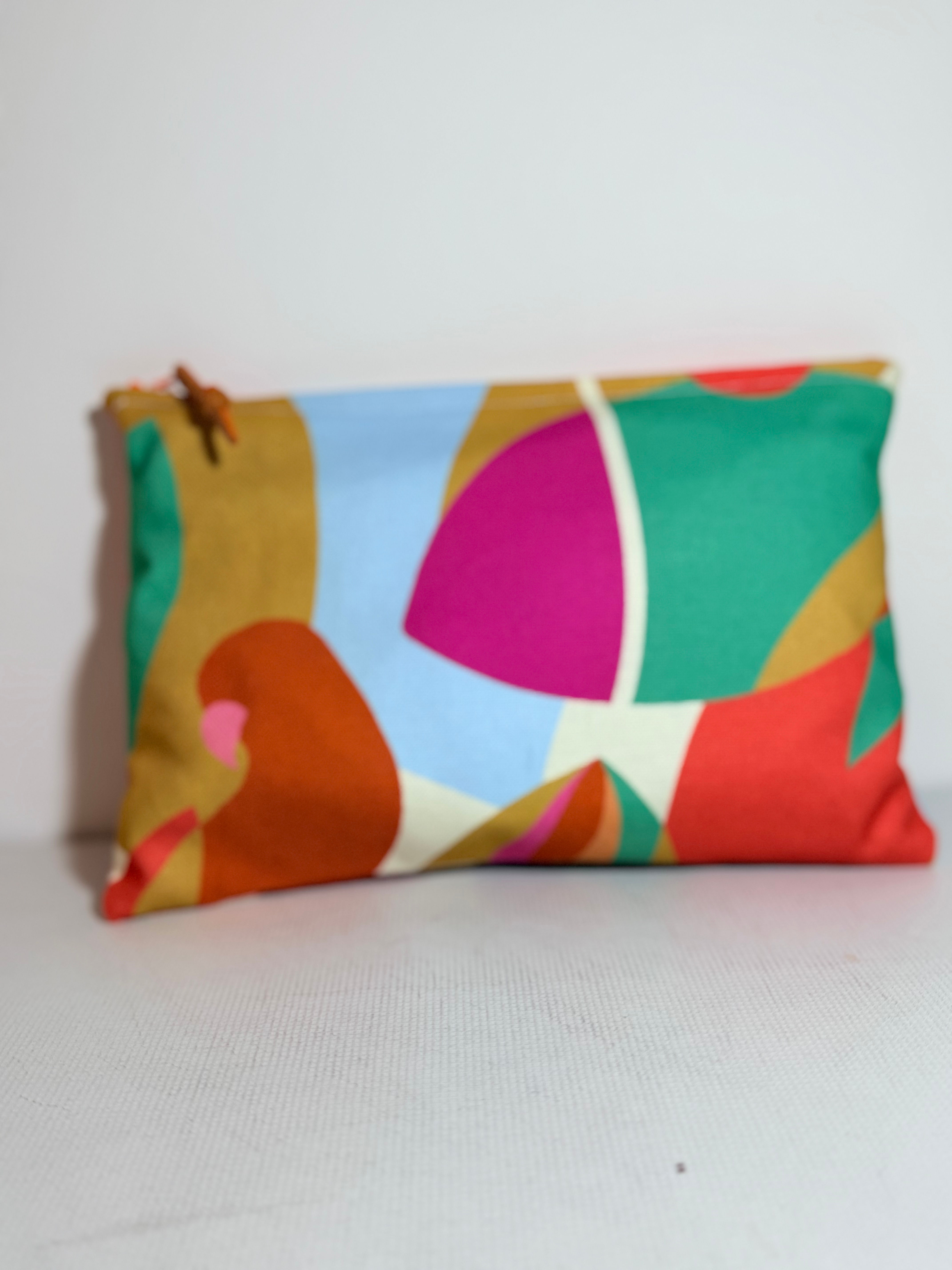 Pochette de sac multicolore 