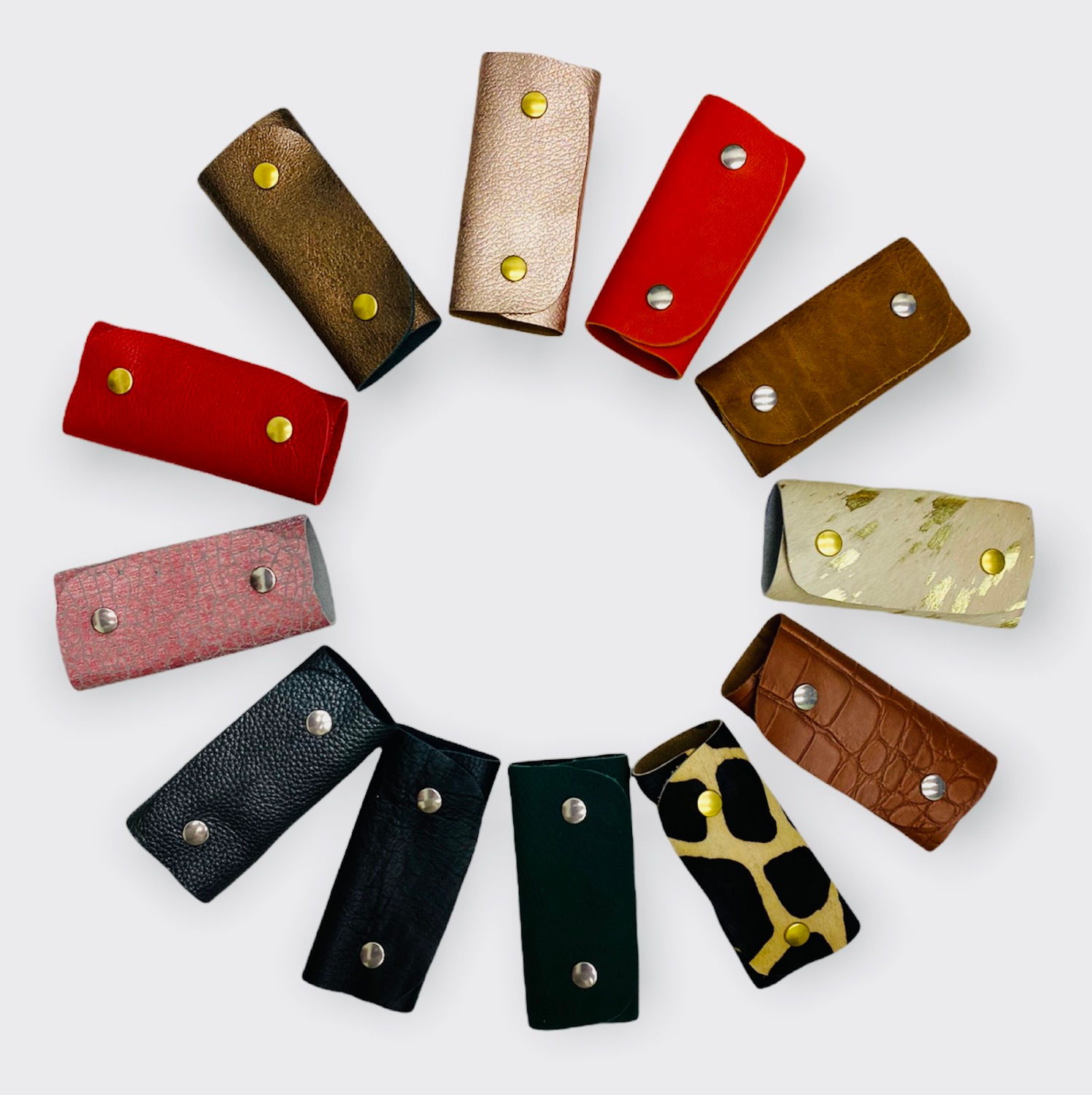 Porte clé en cuir 6 emplacements